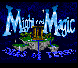 Might and Magic III - Isles of Terra (USA) Title Screen